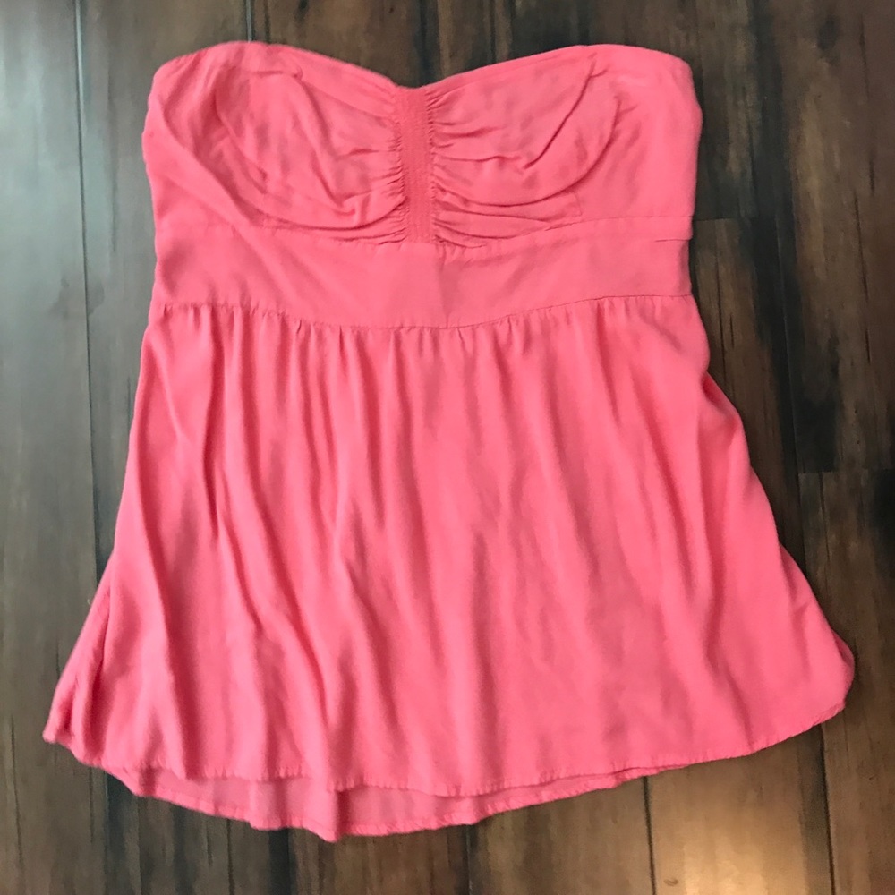 Torrid Size 0 Peach Strapless Top